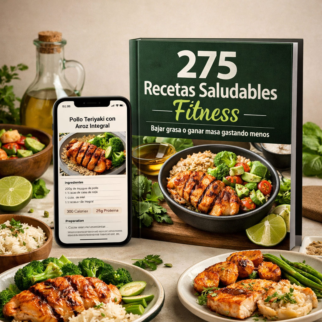 275 RECETAS SALUDABLES FITNESS RAPIDAS, RICAS Y BARATAS 💪
